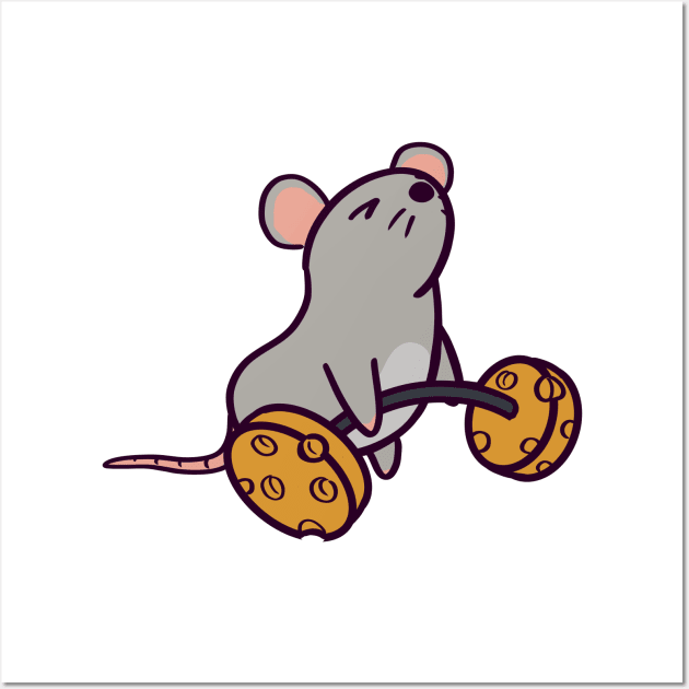 Deadlift Gym Rat Wall Art by ThumboArtBumbo